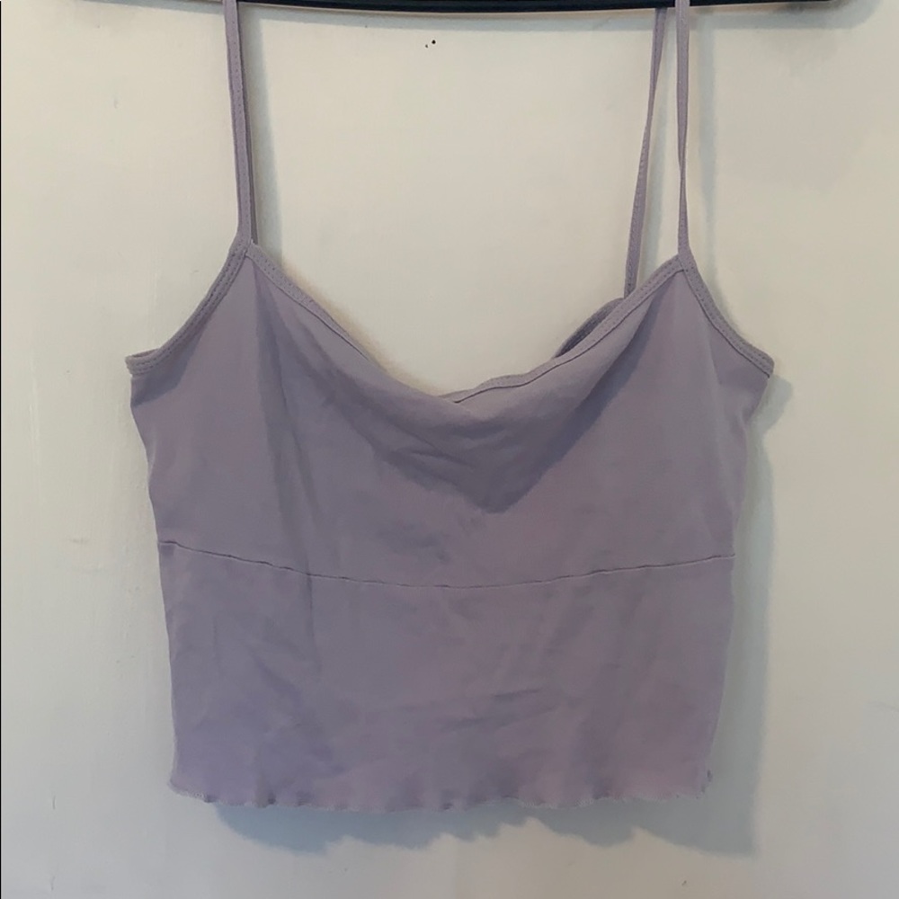 J Galt purple crop top